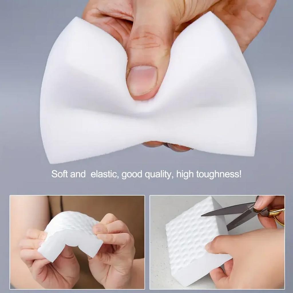 High Density Double-sided Nano Magic Sponge Wipe Dishwashing Cleaning Block for Pot Edges And Shoe Cleaning