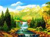 5D obraz diamentowy DIY krajobraz w pełni z okrągłych haftów diamentowych zestaw do szycia mozaika obraz ze strasu dekoracja