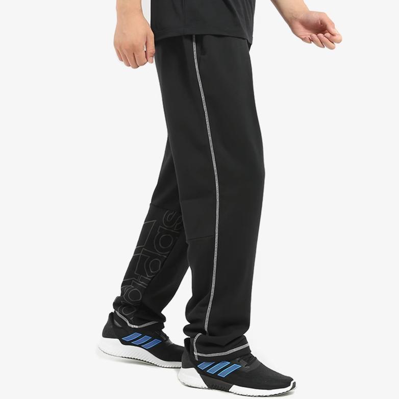 Adidas Sports Lifestyle Series Logo Warm Windproof Straight Leg Casual Pants Men Pants Black DV1009
