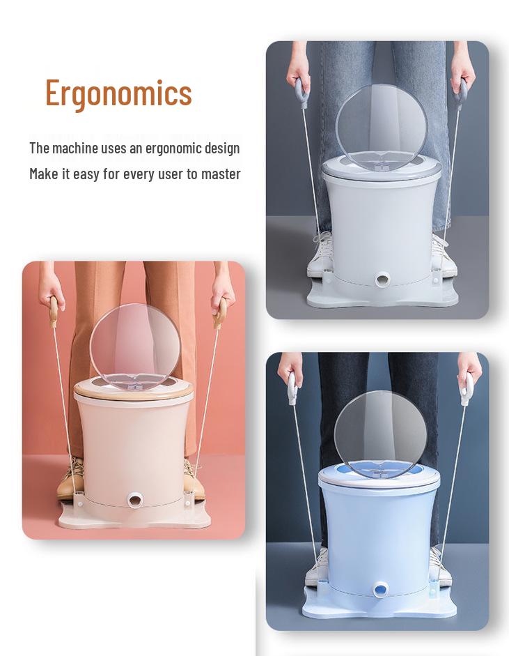 Manuelle Schleudertrockner: Schneller, stromloser Dörrgerät für Studentenwohnheime