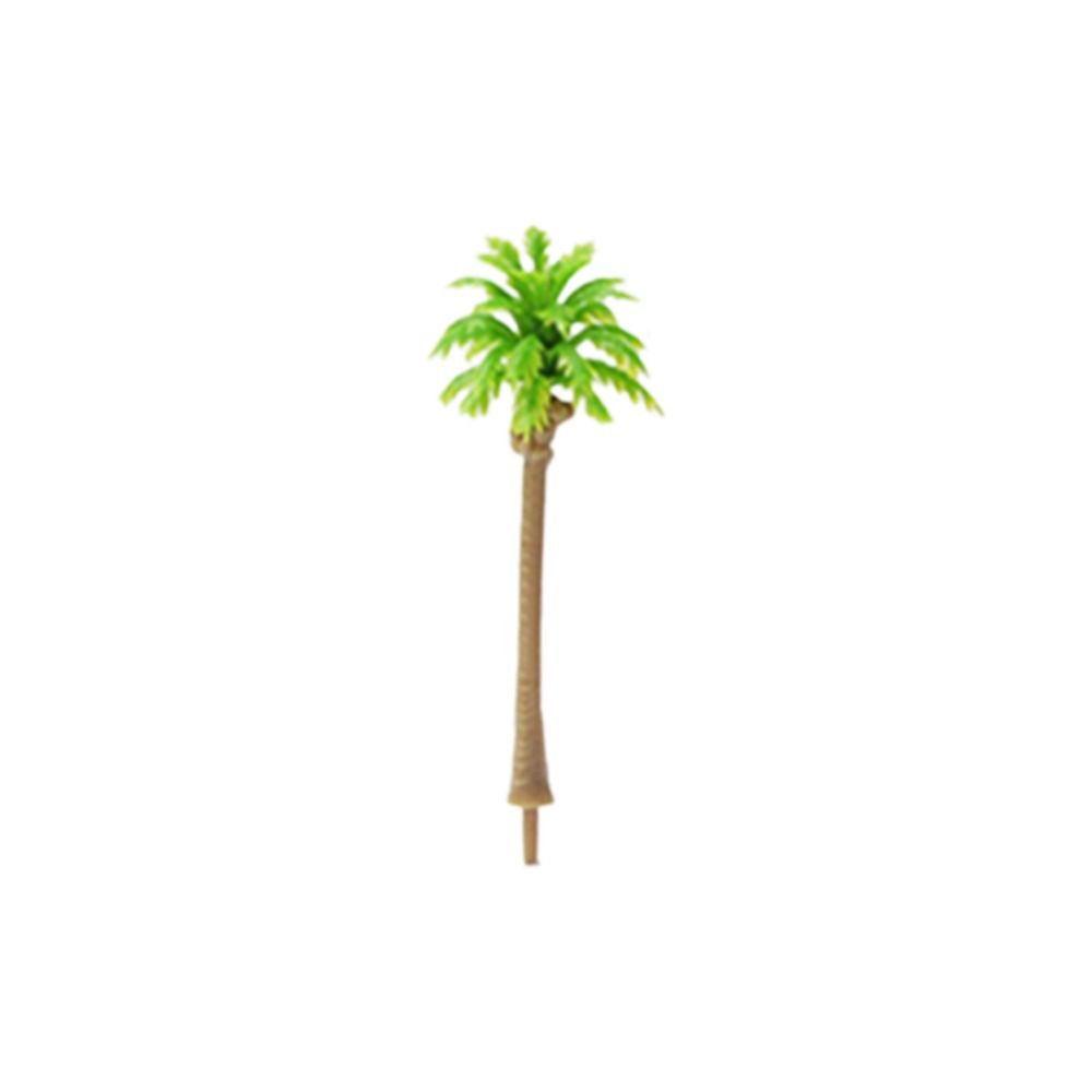 

5Pcs Plastic Palm Tree Model Stereoscopic Coconut Palm Ornaments Desktop Decoration 6cm-5Pcs