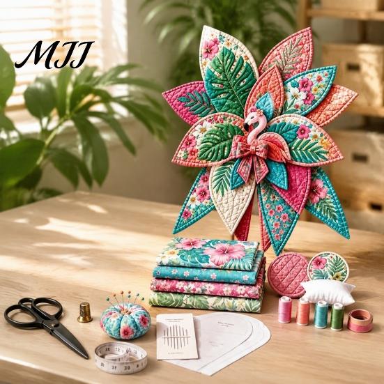 Retro-Stil Stoffdekorationen Große Schleife Patchwork DIY-Set, Nähen Bauernhaus Front Bastelsets für Erwachsene Tür Tier-Set Erwachsene, Haus Wand Veranda