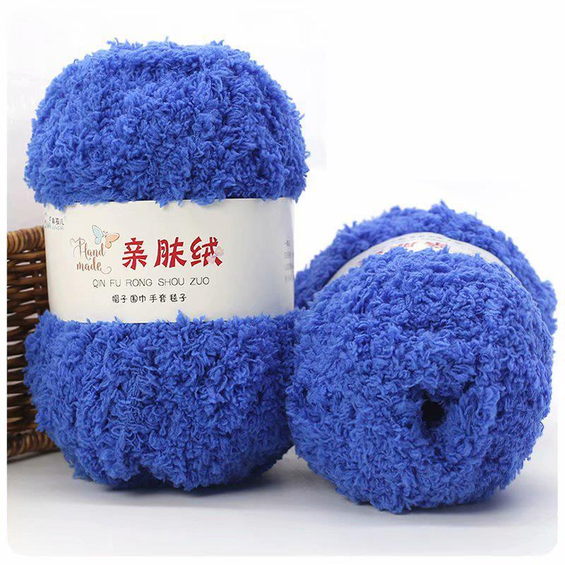 50 g/Bündel Chenillegarn, weicher, dünner Korallensamt-Handtuchfaden zum Stricken, Häkelgarn, Handstricken, Häkeln, DIY-Pullover, Puppen