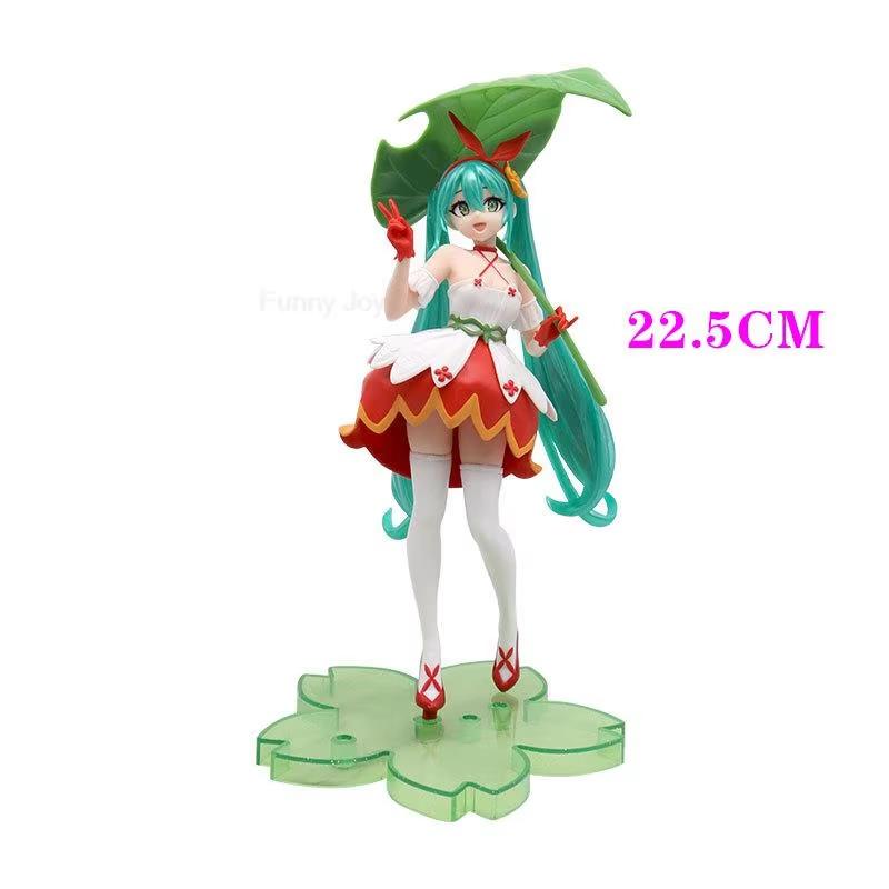 Anime Hatsune Miku Figure Wedding Dress Action Figures Kawaii Swimsuit Vocaloid Pvc Collectible Model Toys Girl Gift