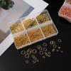 1Set Mixed Size Open Jump Rings Split Rings Jewelry Making Kit For DIY Bracelet Necklace Jewelry Making Accessories Supplies
