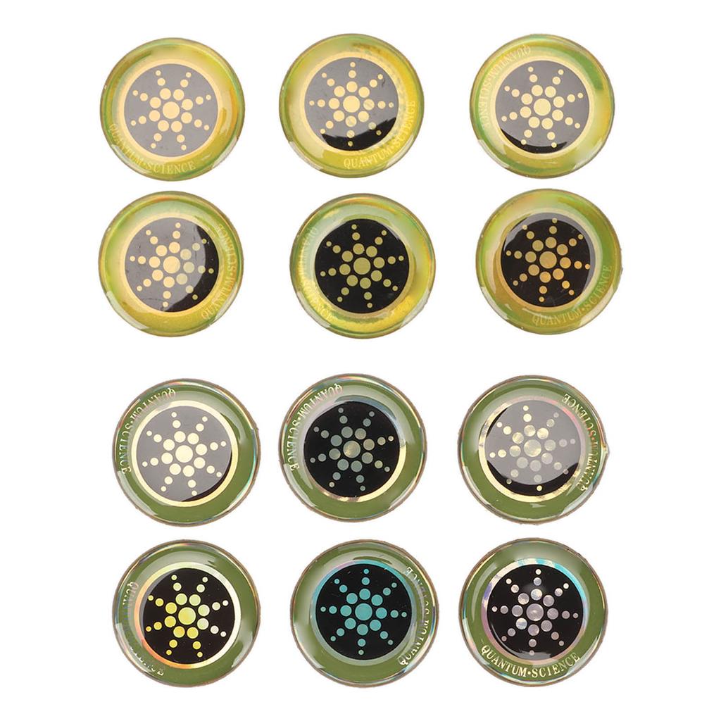 6pcs Cell Phone Stickers Self Adhesive Radiation Protection Stickers for Computers Phones 5G