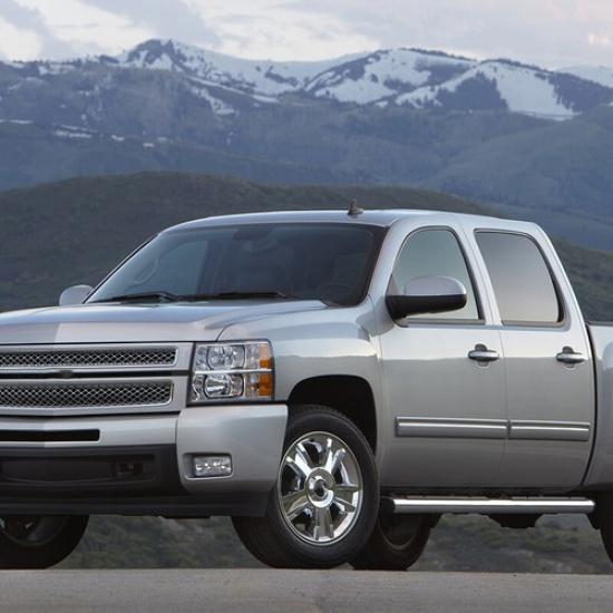 For 2007-2013 Chevy Silverado / GMC Sierra CHROME Mirror Covers Cap Replacement