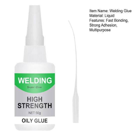 Welding Glue Strong Adhesion Quick Drying Application High-efficiency Universal Welding Instant Bonding Precise High-Strength Oily
