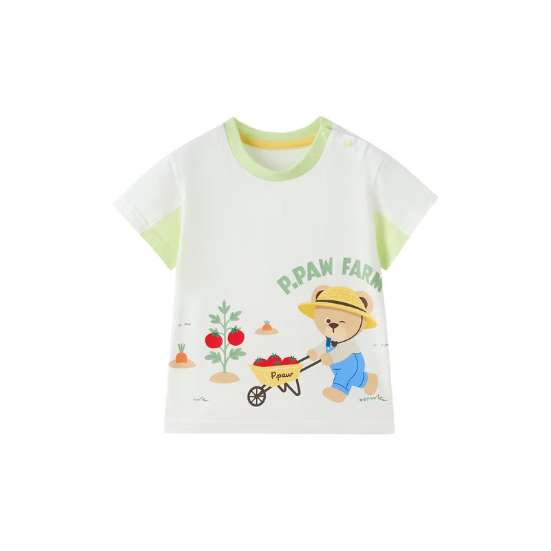 PawinPaw Cartoon Bear Boys  Short Sleeve T-Shirt 90
