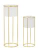 Vase Holder Whity Set 2 Pcs Cm Ø 17X46-14X34