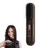 Cordless Hair Straightener Brush 3 Temperature LCD Display Hair Straightening Comb Cold Air Mode Rechargeable Fast Heating Electric Hot Brush