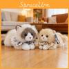 Çocuklar ve Yetişkinler İçin Sesli ve Uzun Peluş Eşarplı Peluş Bez Bebek Kedi Oyuncak