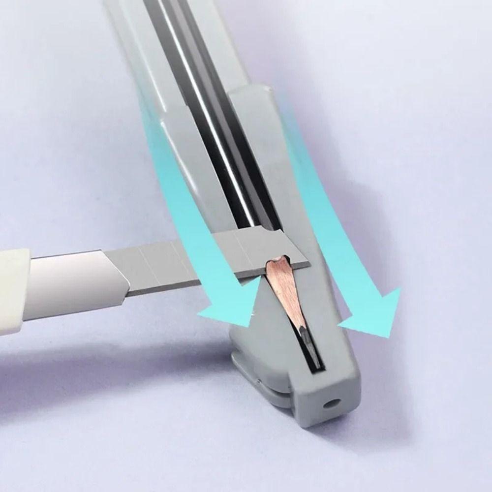 PP Eyebrow Pencil Sharpening Tool Duckbill-shape Grey Eyebrow Pencil Shaper Cosmetic Pencil Sharpening Tool Makeup Tools