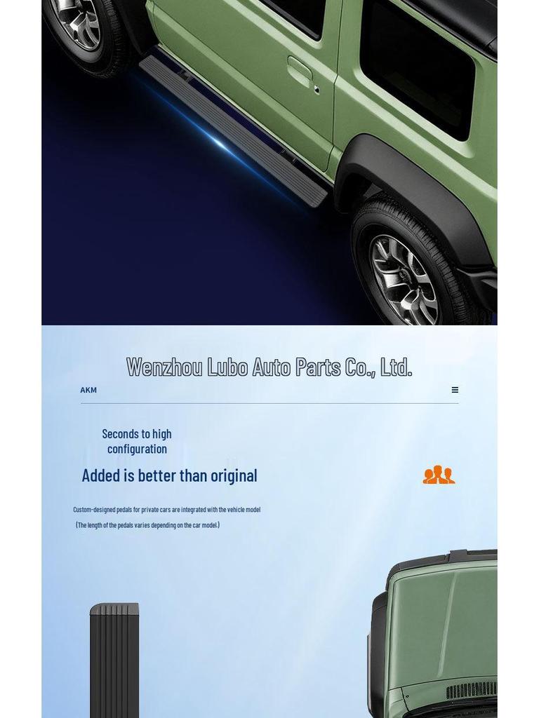 Suzuki Jimny Electric Running Boards: 3-Door Side Steps & 5-Door Retractable Welcome Lights