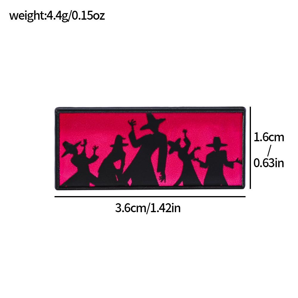 New hot-selling hit, witch hunters, metal badge, alloy printing brooch, brooch, accessory pin.
