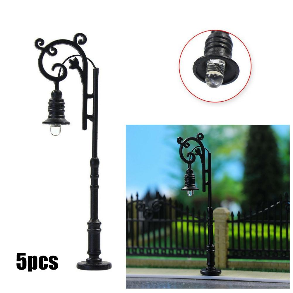 Zahradní lampy Kompletní lampy Ocelový sloupový model lampových sloupů 5*