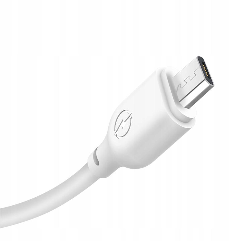 XO NB103 3in1 USB Cable - Lightning + USB-C + microUSB 1.0 m 2.1A White