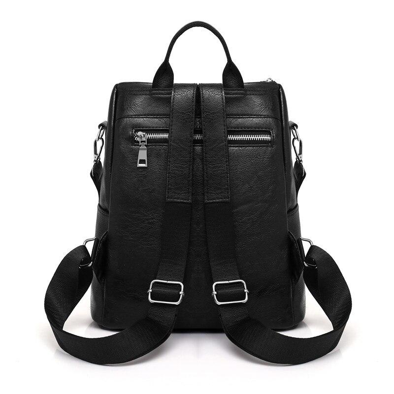 korean leather backpack