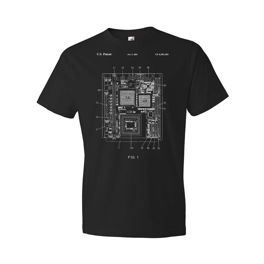 Motherboard Shirt Computer Shirt Lab Tee Circuit Diagram Hardware Apparel L