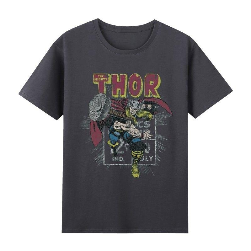 

Genuine Avengers Retro Thor Beauty Man Printed Men s And Women s Same T-Shirt Short Sleeve TopJacket 4XL