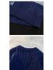 Men's Retro Patchwork Loose Knit Sweater - Winter Base Layer Outerwear