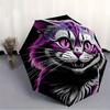 1pc Purple Cat Automatic Open/close Umbrella, 8-Rib sturdy structure, Portable Travel Umbrella, Parties, Everyday Use, Outdoor Accessory, Ar