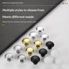Stainless Cabinet Door Knobs Single Hole Handle Dresser Pull Handles 23Mm-30Mm With Screw Drawer Knobs Hardware Accessory