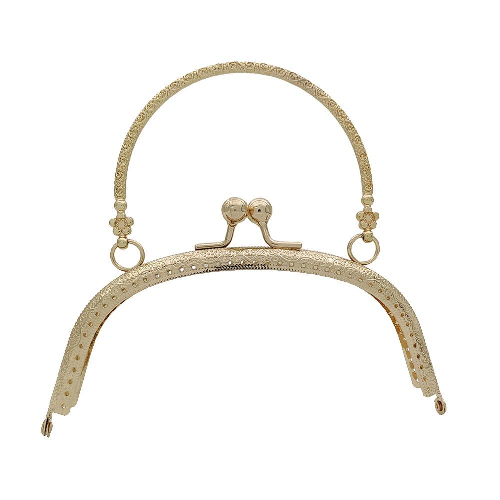Taschenzubehör Metall-Geldbörsenrahmen Bügelverschluss Vintage 16,1 cm Geldbörsenverschlussrahmen Tasche Bügelverschluss Schloss Taschenherstellung
