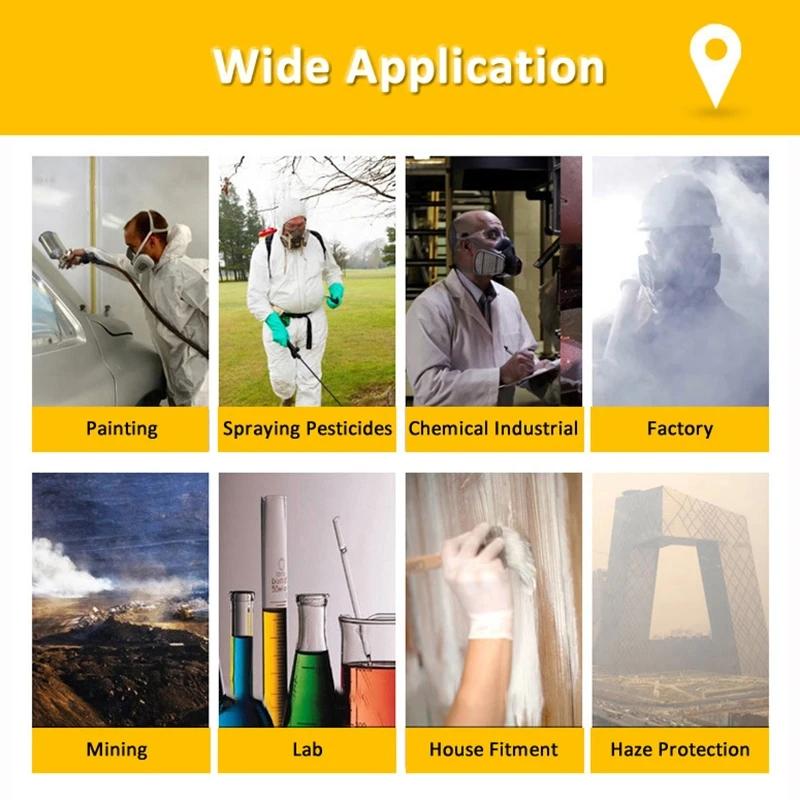 6800 Anti-Fog Full Face Respirator  Industrial Painting Spraying Respirator Safety Work Filter Formaldehyde Protection