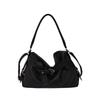 Casual Large-Capacity Simple Spice Girl Shoulder Bag, Locomotive Bag, Fashionable Shoulder Underarm Bag, Commuter Trendy Messenger Bag.