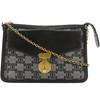 ChainShoulder Shoulder Bag C Macadam Navy Blue Canvas/leather Women Used