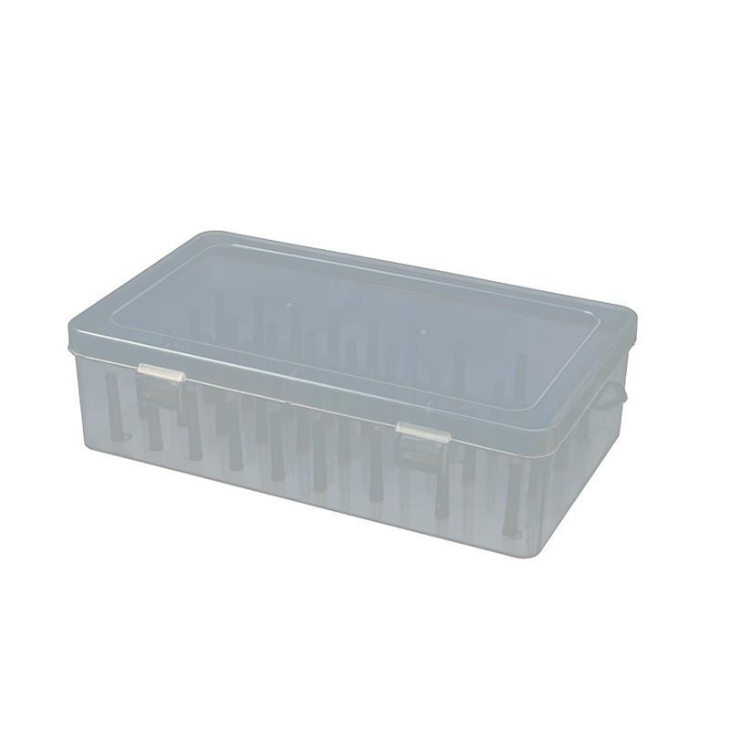 Large Transparent 42-Spool Thread Organizer Box