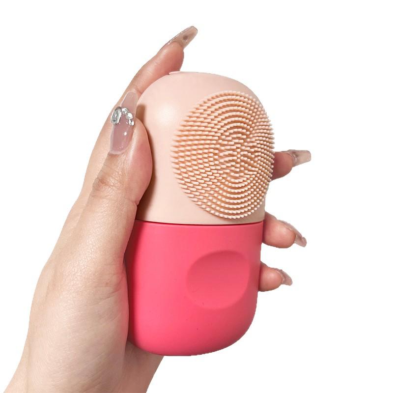 Silicone Facial Ice Massage Mask & Cooling Roller Mold