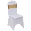 Day and Night - Day and Night 25pcs Elastic Chair Bow with Gold Diamond Clasp