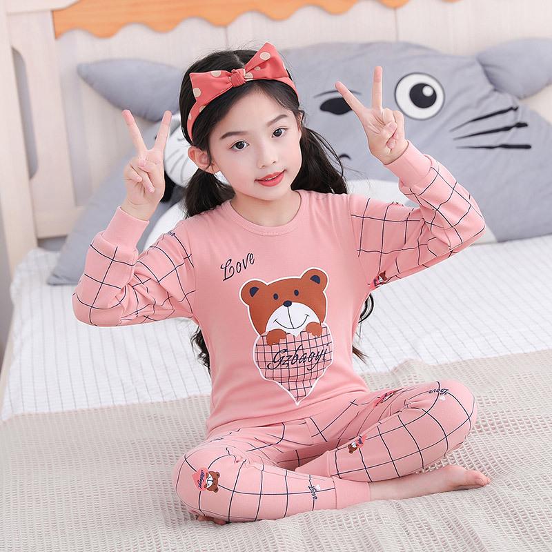 

Children s Cotton Clothing Set: Boys Autumn Outfit & Girls Winter Warmwear - Homewear for Small to Medium Kids 100 cm