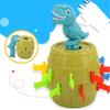 Bounce Dinosaur Bucket Tricky Board Game  Tricky Board Game Home Entertainment Tricky Toy Gift for Girl and Boy