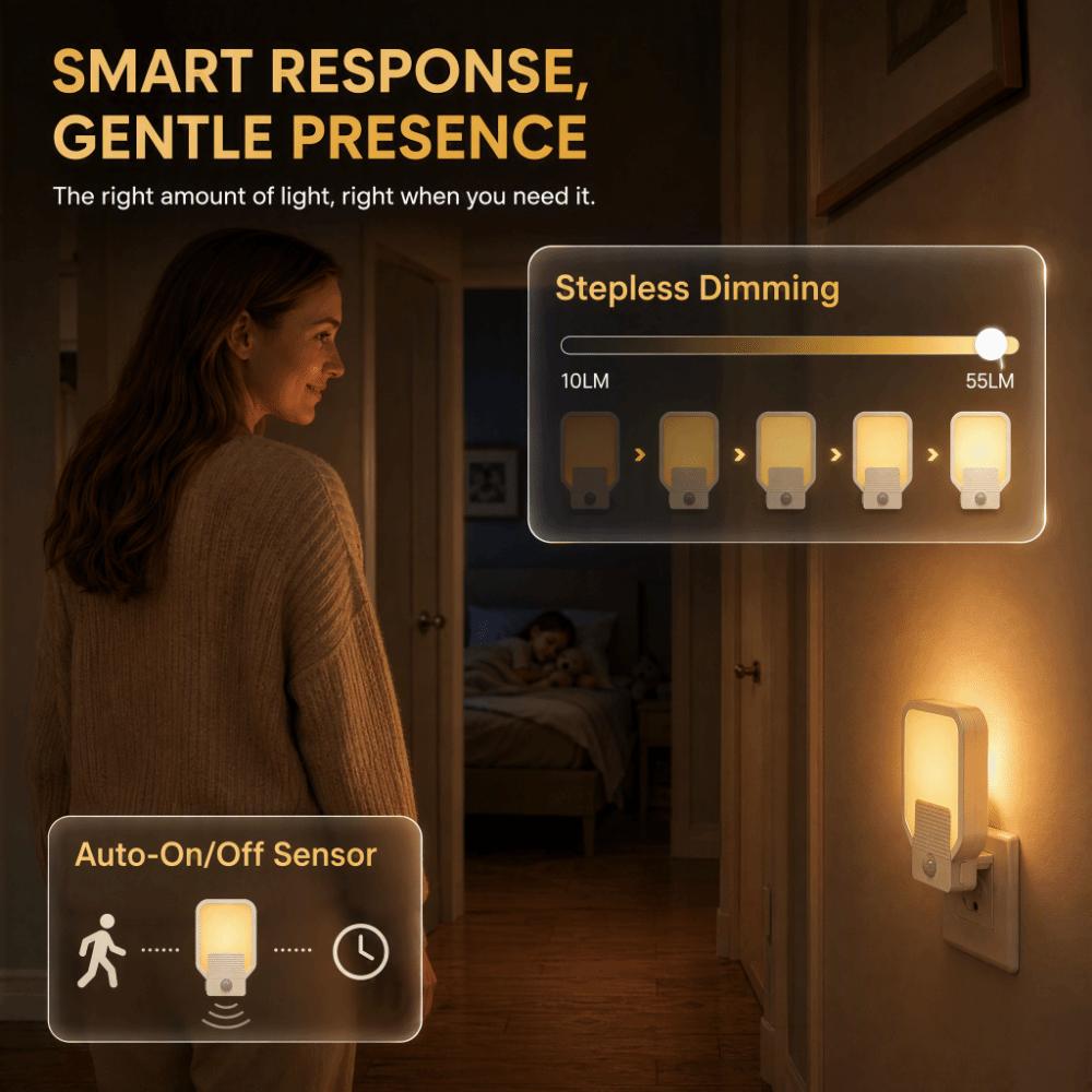 Red Light Motion Sensor Night Lights US/UK/EU Wireless Wall Lamp for Bathroom Bedroom Living Room