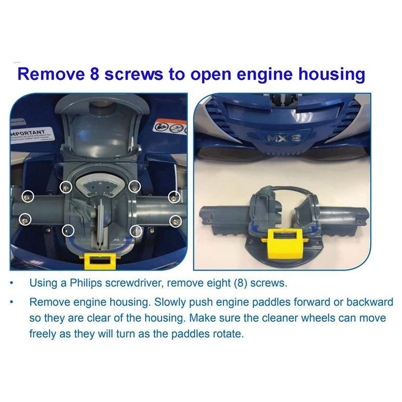 Aug. MX6 MX8 MX6EL MX8EL Elite Pool Cleaner Tune-Up Parts With Drive Shaft Assembly R0525100 And Engine Wheel Bearing R0527000
