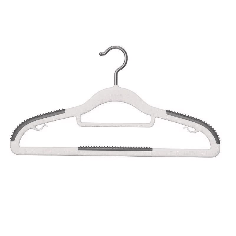 Rotatable Non-Slip Wide Shoulder Hanger for Wet/Dry Use - Multi-Functional, Traceless, Thickened Plastic Clothes Hanger