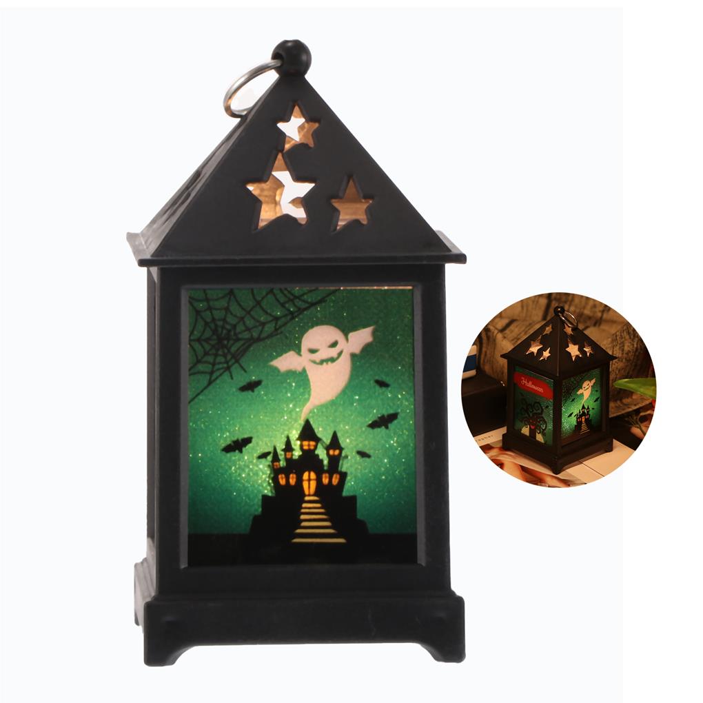 Party Lamp Halloween Lantern LED Light Festival Accessories Battery-operation Exquisite Compact Size Hangeable Holiday Supplies