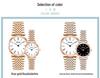 Sanda Trendy Diamond Roman Numeral Couple Watches - Steel Band, Waterproof Women's Wristwatch