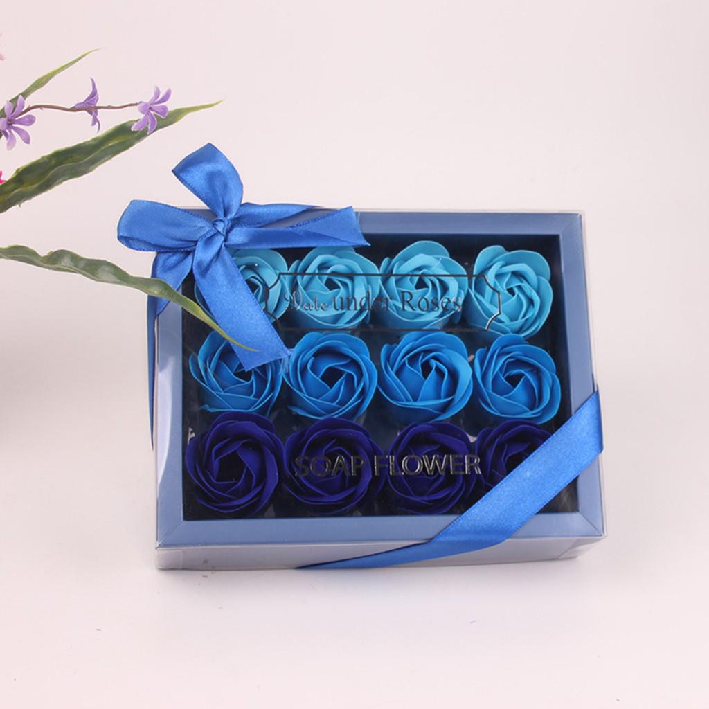 Luxury Flower Bouquet Roses Carnations Gift Box Wedding Home