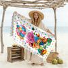 Pocoyo Beach Towel Super Soft & Absorbent Comfortable Lightweight Perfect for Traveling Yoga Camping and Swimming