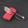 2 Pcs of Ultra-Light Fashionable Folding Reading Glasses with Metal Telescopic Legs for Men and Women Elderly Reading Eyeglasses