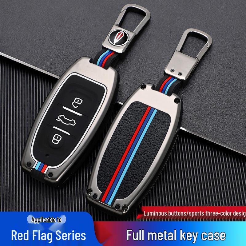Premium Hongqi H9 Key Case: Full Coverage Shell for H5, H7, and HS7 Models - Unisex Design
