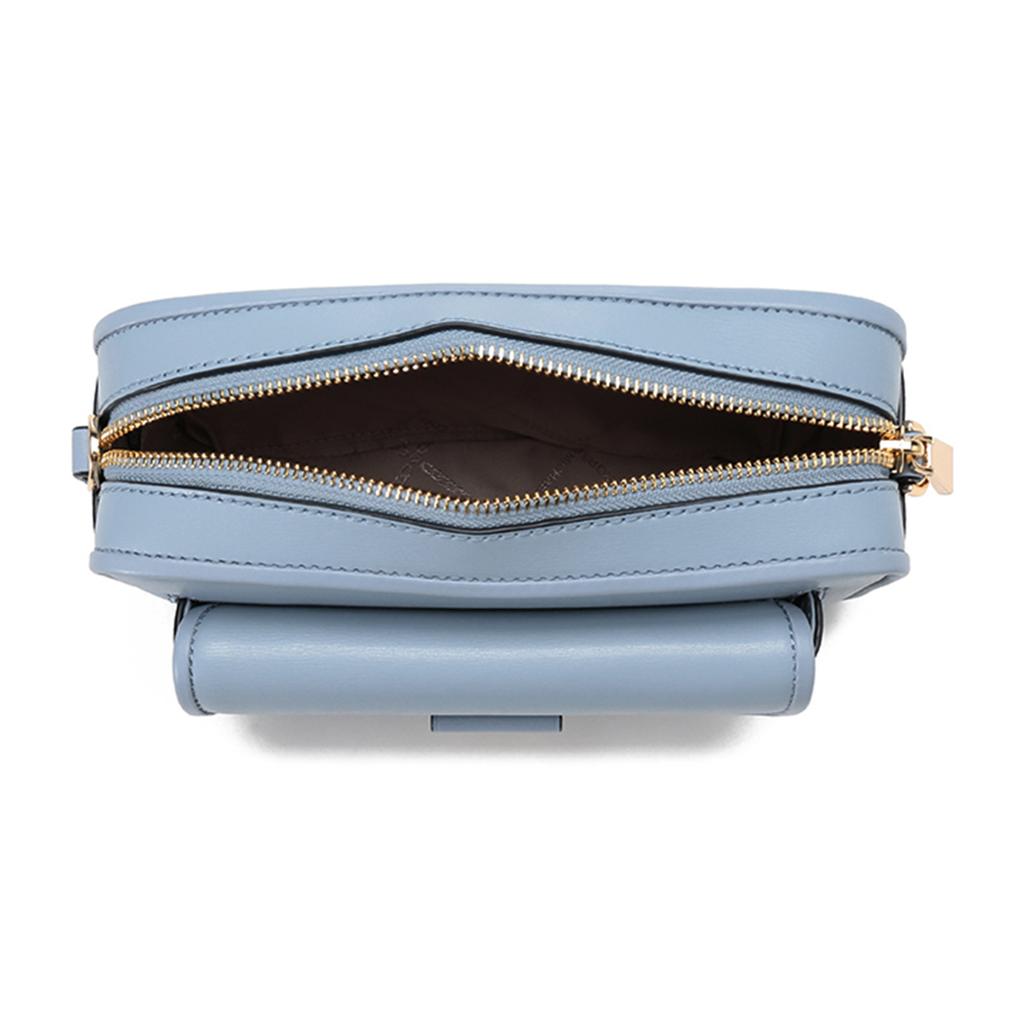 New MICHAEL KORS Bradshaw Leather Shoulder Bag Women's Light Blue 32F1G2BC2L-487