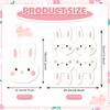 20/40/100pc Cute Bunny Napkins Rabbit Shaped Disposable Tissue for Easter Picnic Birthday Party Table Decoration Baby Shower Set