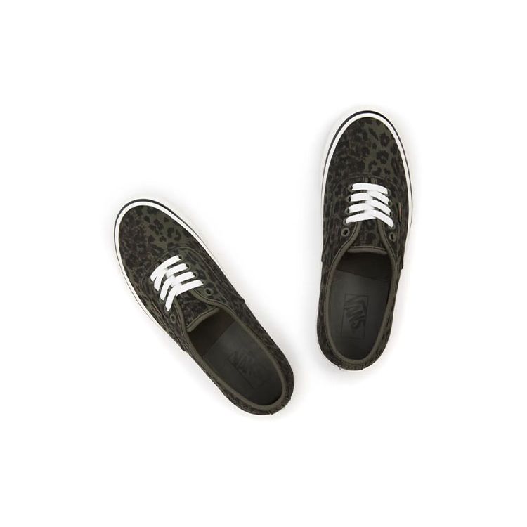 Vans Authentic 44 DX Anaheim Factory - Leopard Camo Unisex Sneakers Green Grape-Leaf VN0A5KX4AWA