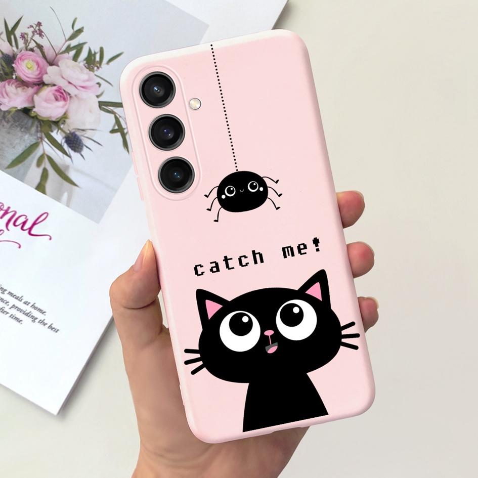 For Samsung A15 Case A05 A05S A25 4G Cover Cute Love Heart Butterfly Silicone Soft Fundas For Samsung Galaxy A15 SM-A155F Bumper