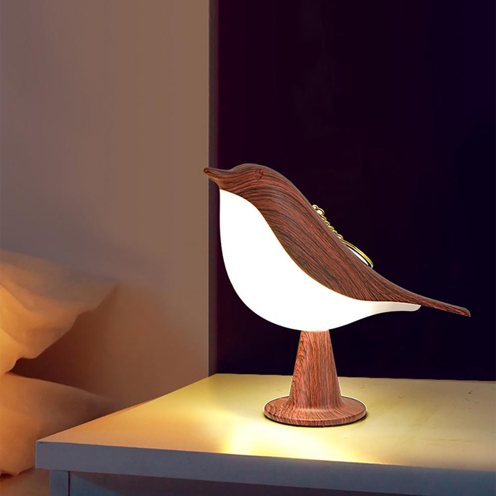 LED Bedside Lamps, Cute Hummingbird Night Light With 3000K-6000K Color Temperature Round Base Decorative Light For Bedroom, Car, Children Lamps Gifts